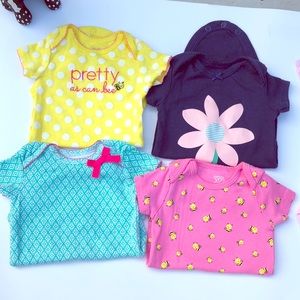 8 Carter Baby onesies size 3 month old